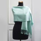 Πασμίνα Μονόχρωμη Αιγαίον Pistachio